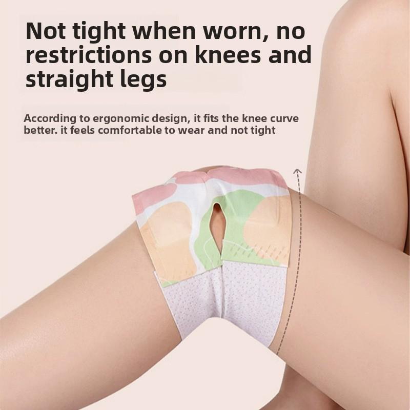 Compress Knee Pads Steam Hot Compress Sticker Self-heating Wormwood Essence Sticker Hot Moxibustion Warm Sticker Herbal Knee Pads Knee Sticker