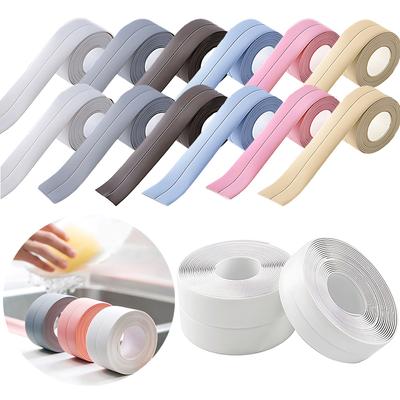 1PC Anti Mold Tape 3.8cm Width L Size Bathroom Waterproof Wall Stickers Sealing Tapes  Self Adhesive Bathroom Kitchen Supply ZYF