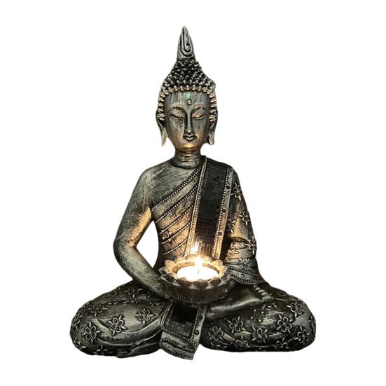 Great Buddha Sculpture Handmade Clear Carved Ornament