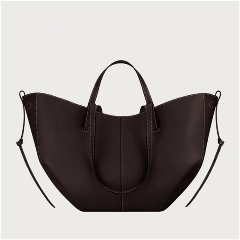 Y2K - Best seller French pleated leather shoulder bag large capacity crossbody bag for daily travel