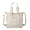 16oz Japanese-Korean Style Women's Tote: Single Shoulder, Crossbody, Large Capacity, Simple Canvas Handbag