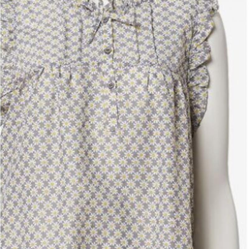L Affair friLL fLower Dot Dress Gray Lwoec953 Gy