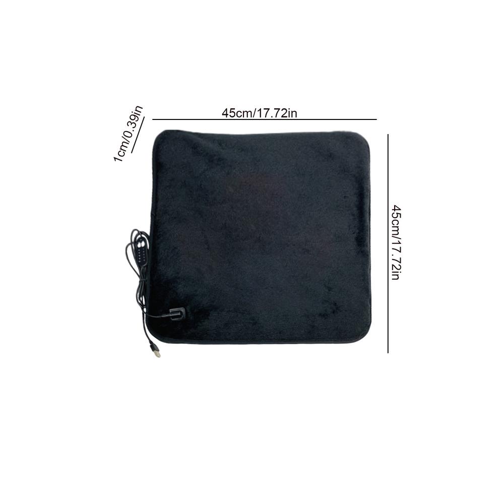 Heated Car Seat Non-Slip Electric Heated Chair Seat Cushion For Home Fast Heating Seat Heating Cushion 5 Heat Levels Winter Seat