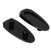 2Pcs Mirror Base Cover Aluminum Alloy Water Resistant Windshield Mirror Hole Cover for S1000RR 2019 to 2023 Black