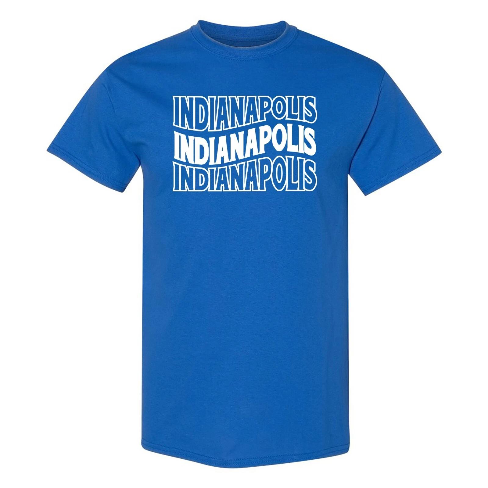 Indianapolis Wave - Sport Football Short Sleeve T Shirt - Royal S