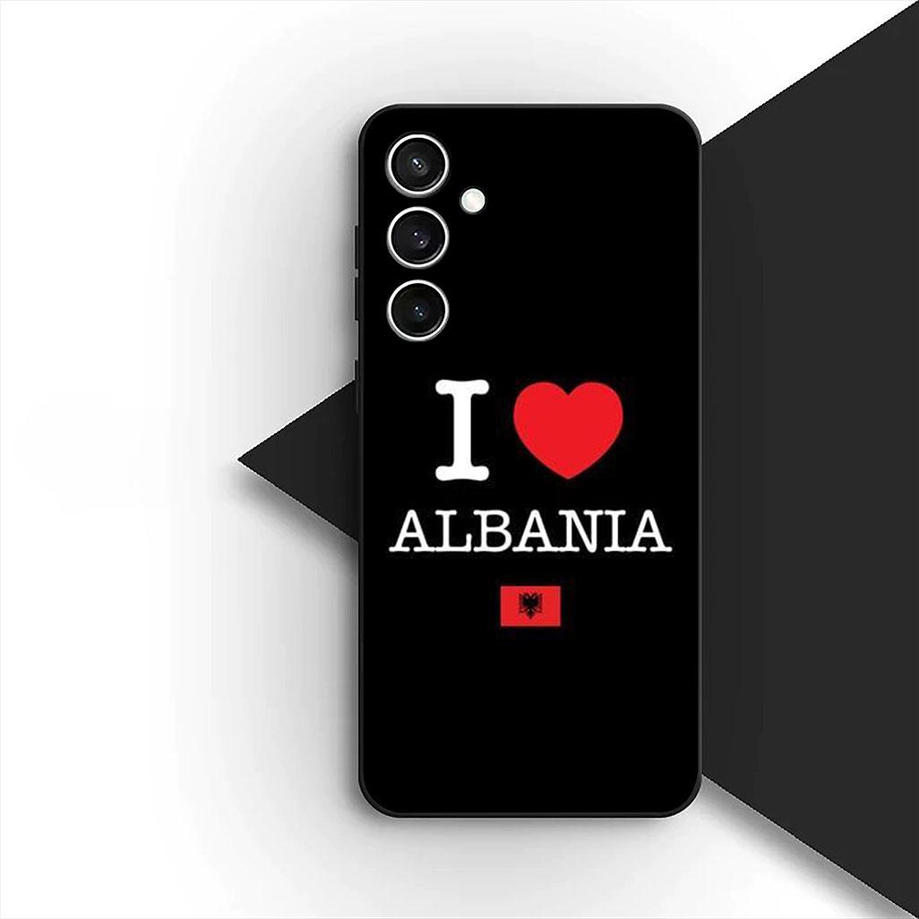 

Soft Cover for Xiaomi Redmi 15 15C A3 A4 A5 9A 9C NFC Note 9 8 9T 8T Pro Casing Phone Case Albanians Red Albania Flag Redmi A3