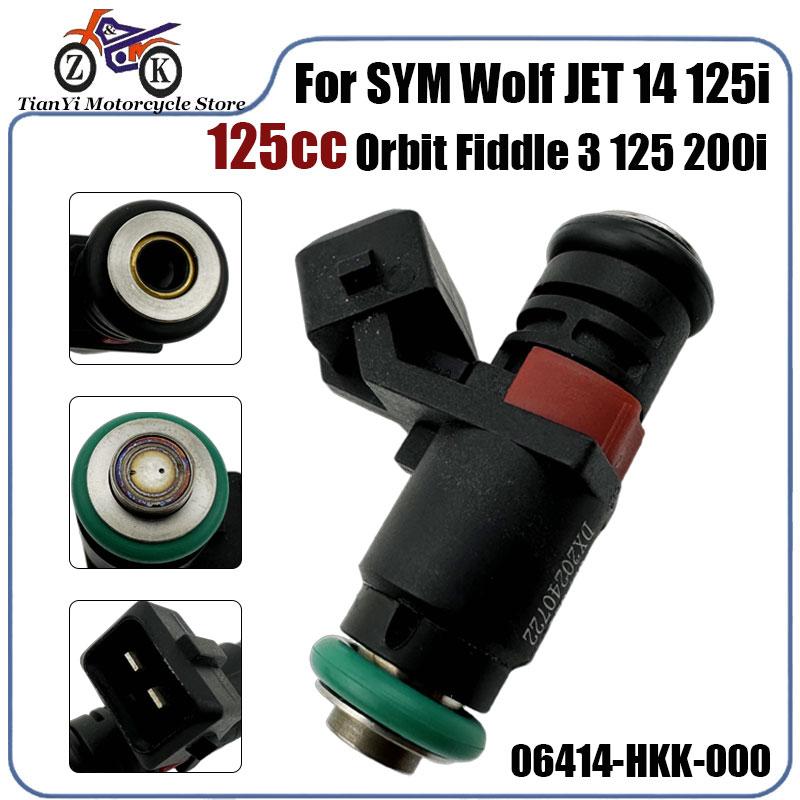 125cc 4T Scooter Fuel Injector For SYM Wolf JET 14 125i Symphony SR ST 125cc Orbit Fiddle 3 125 200i Replacement 06414-HKK-000