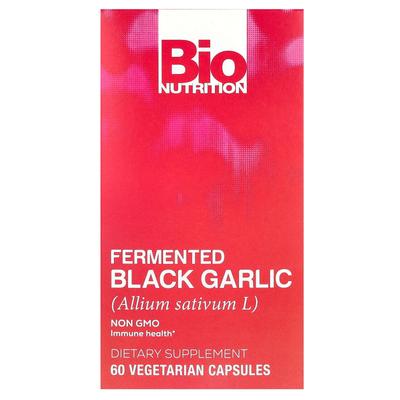 Fermentowany czarny czosnek, 450 mg, 60 kapsułek warzywnych