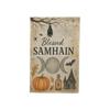 Halloween Samhain Garden Flag, Vintage Witch Yard Decor, Fall Outdoor Decoration, Funny Spooky Porch Banner, Triples Moon Halloween Yard Sign23*35in