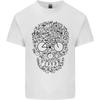 Fiets Schedel Wielrenner Grappig Fietsen Fiets Heren Katoenen T-shirt Tee Top