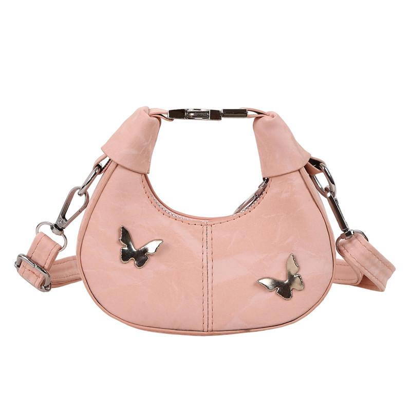 Butterfly Handbag For Women With Zipper Closure And Cell Phone Pocket For Daily Use