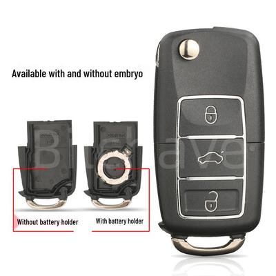 3-Button Key Shell for Volkswagen/Skoda Passat Scirocco MK4 KD VVDI Folding Key Replacement