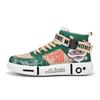 Chinese Style Autumn and Winter High-top Shoes Board Shoes Platform Sole Primary and Secondary School Students Shoes Couple Shoes Classmates