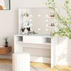 VidaXL Makeup Table with LED Lighting Vanity Table Cosmetic Table Bedroom Furniture Home Interior 331538