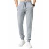Pantaloni Sportivi Casual da Uomo con Zip in Pile per Fitness Corsa Colore Unico Vita Elastica Pantaloni Sportivi Outdoor Semplici Pantaloni Casual
