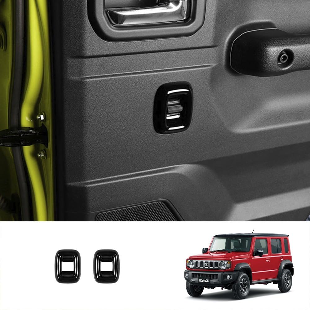 Rear Door Glass Switch Interior Custom Interior Piano Compatible with New Jimny Nomad JC74 Jimny Sierra and Jimny JB64 Panel, Panel, Parts, Black,