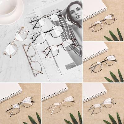 New Fashion Portable Metal Eyeglasses Frame Optical Glasses Spectacles Square Glasses