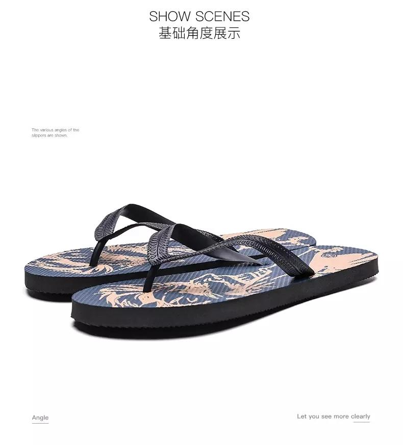 Men Beach Flip Flops 2024 Summer Casual Shoes Man Slip-on Slippers Male Casual Sandals Mens Bathroom Flip Flop Slides Zapatos