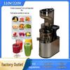 Small Household & Commercial Large Caliber Juicer and Pulp Separator – Automatic Slow Speed Fruit Blender