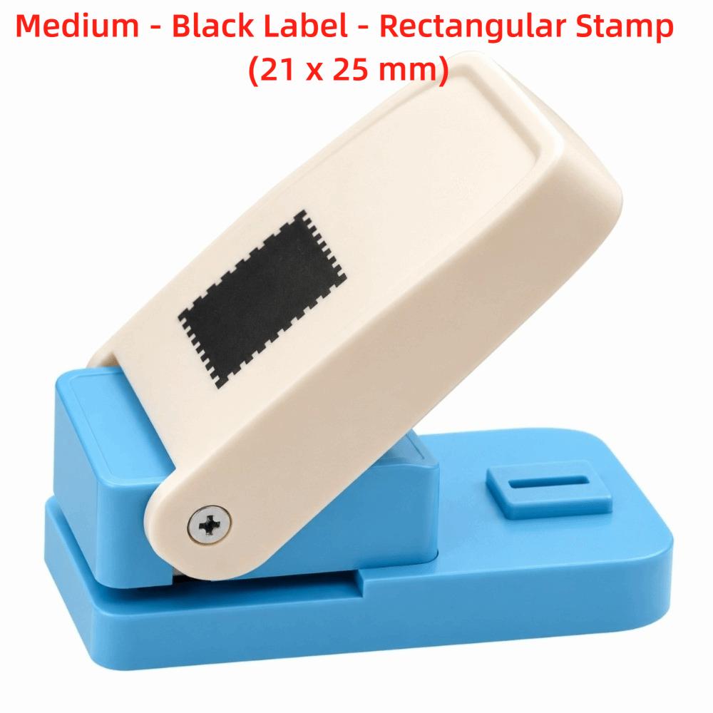 Rectangular Paper Punch Lever Action Embossing Punching Machine Postage Stamp Punch Card Making