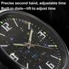 Car Clock Watch Glowing Accessories Stick On Car Vent Dashboard Clock For Travel Driving Commuting Touring Men Women Drivers