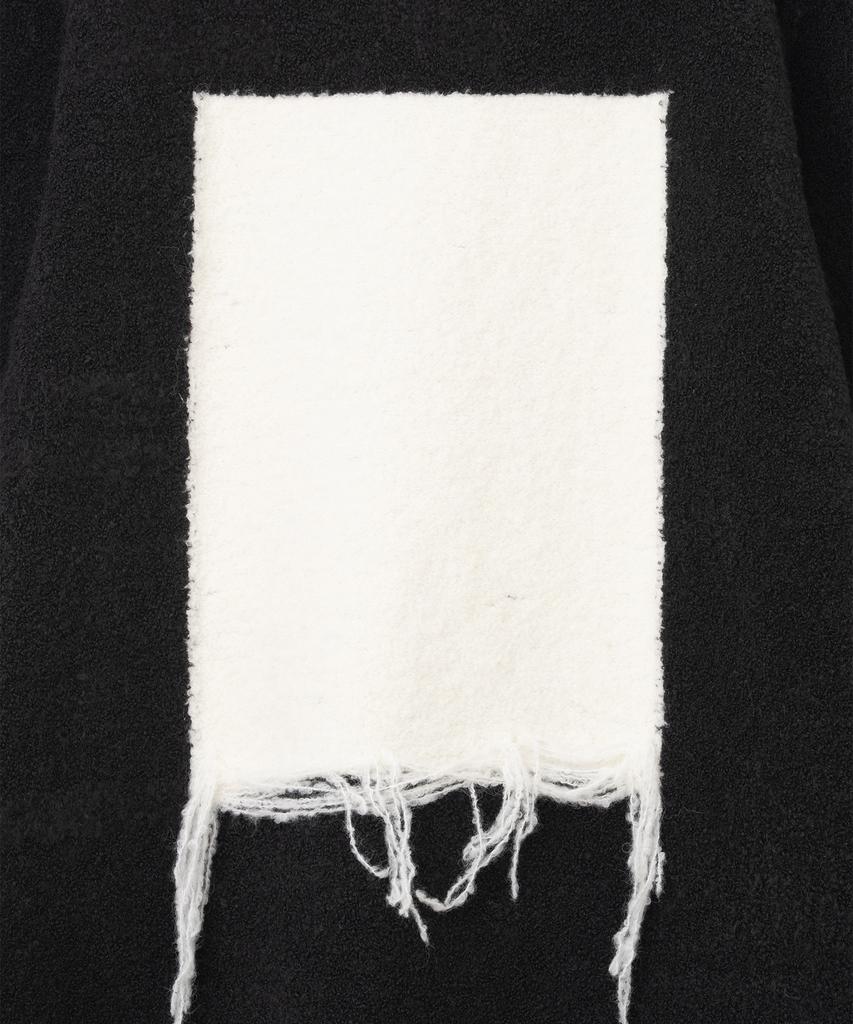 MILLO WOMEN Boucle Square Pullover Knit [Black]