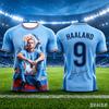 26 Summer New Men's T-shirt # Norway #Haaland No.9# Breathable Quick Drying Outdoor Sports and Leisure Children's Short Sleeves