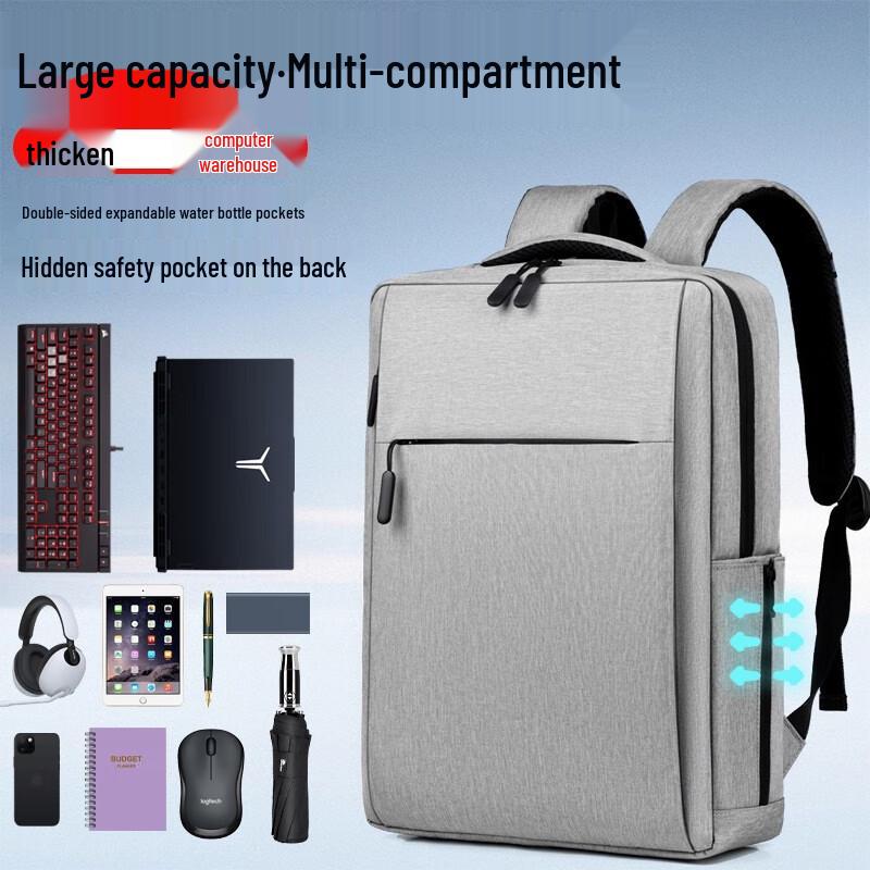 Warnerheim 16.1-inch Men s Business Anti-Theft USB Backpack 16.1 inch