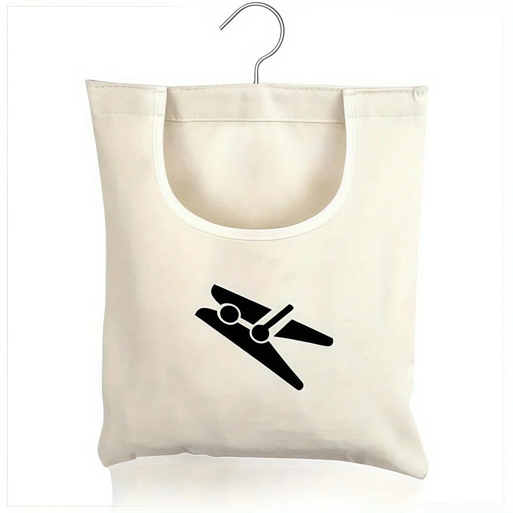 Home Outdoor Hanging Storage Bag Washable Clothespin Organizer Pocket Capacity for Bathroom