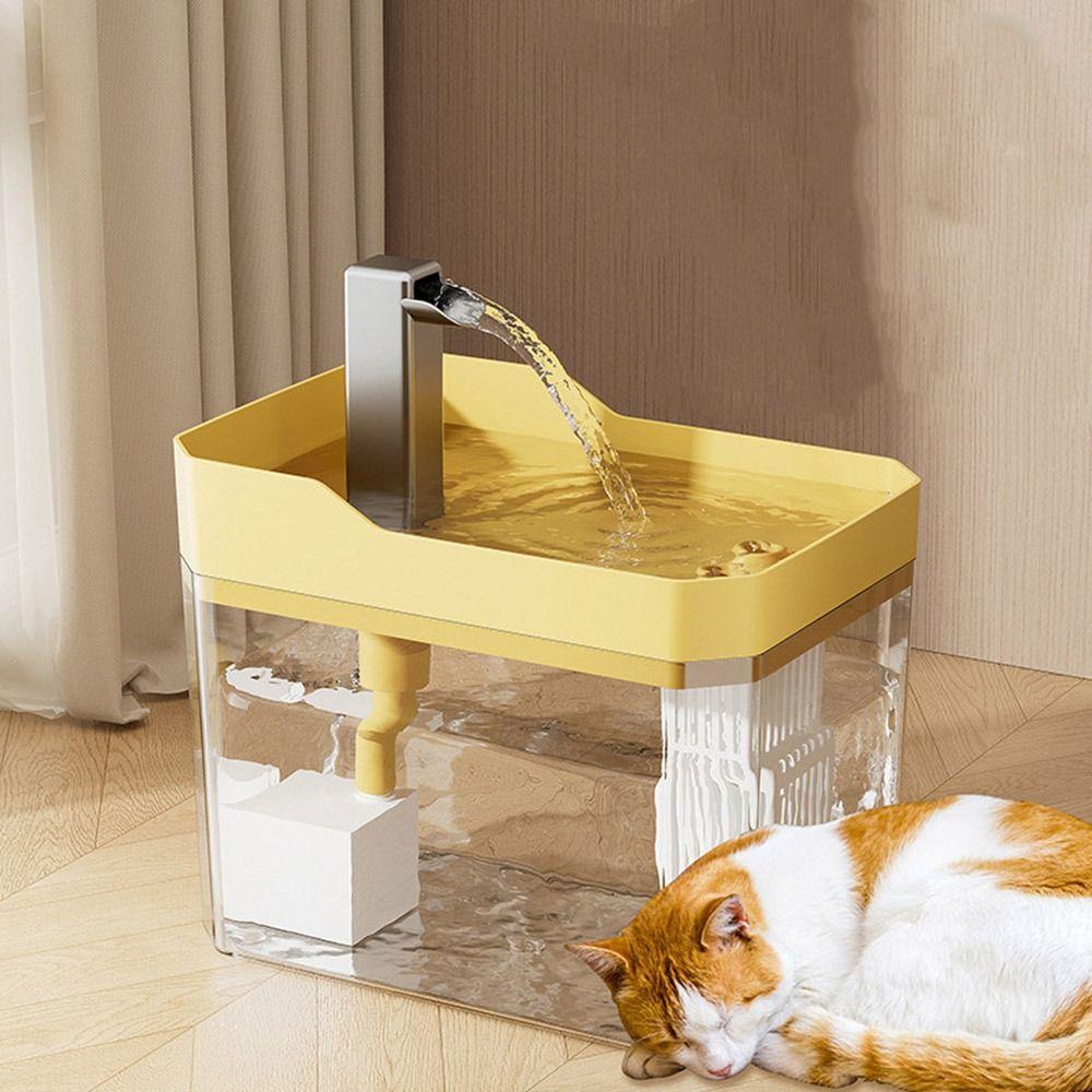 1.5L Pet Water Fountain Smart Drinking Pet Live Water Flow Drinker for Cats Dog