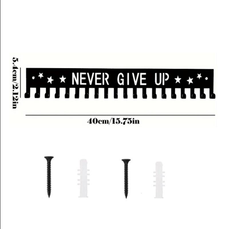 Kovový stojan na medaile Věšák na medaile Držák Organizér Nástěnný Velkokapacitní Držák na ocenění Pro Závody Fotbal Sport Karate