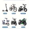 Motorcycle Rearview Mirror, Bicycle Scooter Rearview Mirror, Universal Bicycle Mountain Bike Ultra-Wide-Angle Reflector