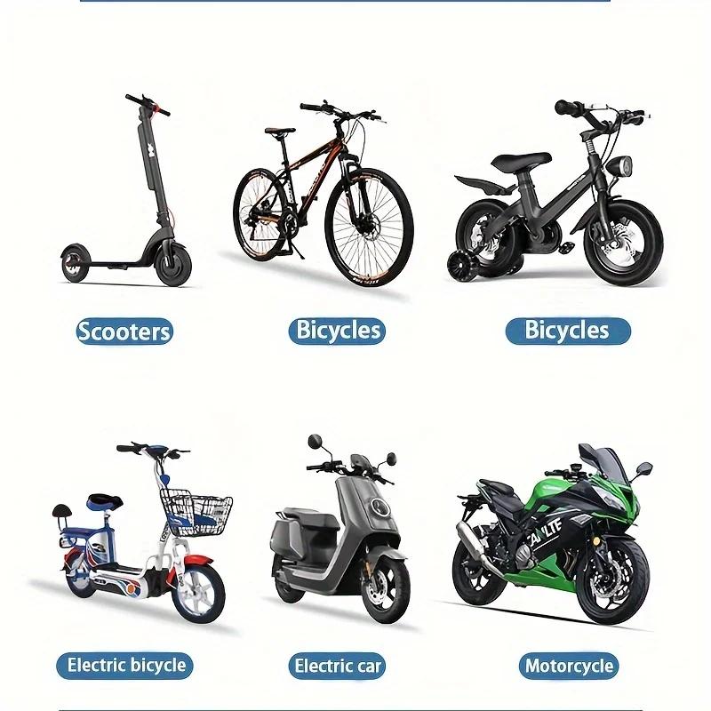 Motorcycle Rearview Mirror, Bicycle Scooter Rearview Mirror, Universal Bicycle Mountain Bike Ultra-Wide-Angle Reflector