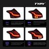 15-18 Ford Focus Hatchback LED Rear Tail Lights with Turn Signals and Daytime Running Lights
