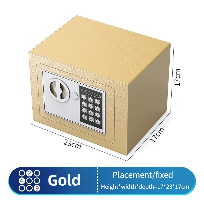 Intelligent All Steel Anti-theft Password Piggy Bank Personal Security Secret Box (With Money Slot) Mini Digital Safe Box