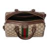 Gucci Ophidia Logo Læder Skulder Tote Taske Mellem Størrelse Damehåndtasker Brun 836825-FAE0J-9867