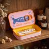 Sardines Fun Storage Box Yellow + Pink