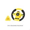 Kids Steering Wheel Toy Car Driving Multifunctional Electric Pretend with Sound and