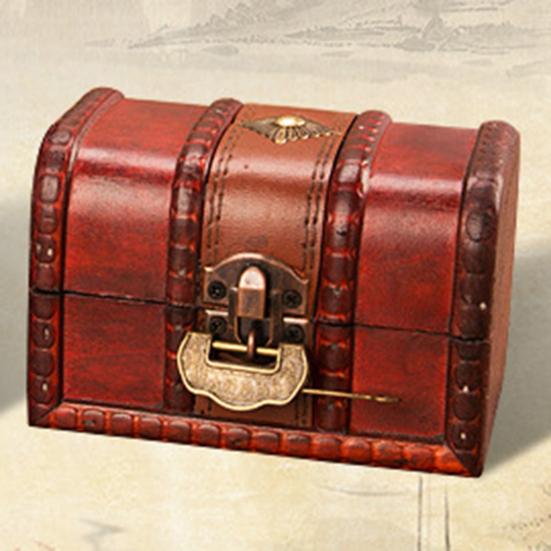 Mücevher Kutusu Kullanışlı Yerden Tasarruflu Ahşap Yüzükler için Harika Saklama Kutusu