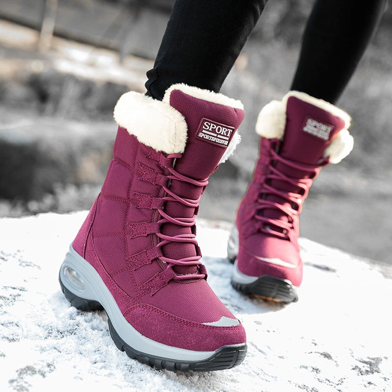 Autumn and winter outdoor sports women's snow boots cotton shoes