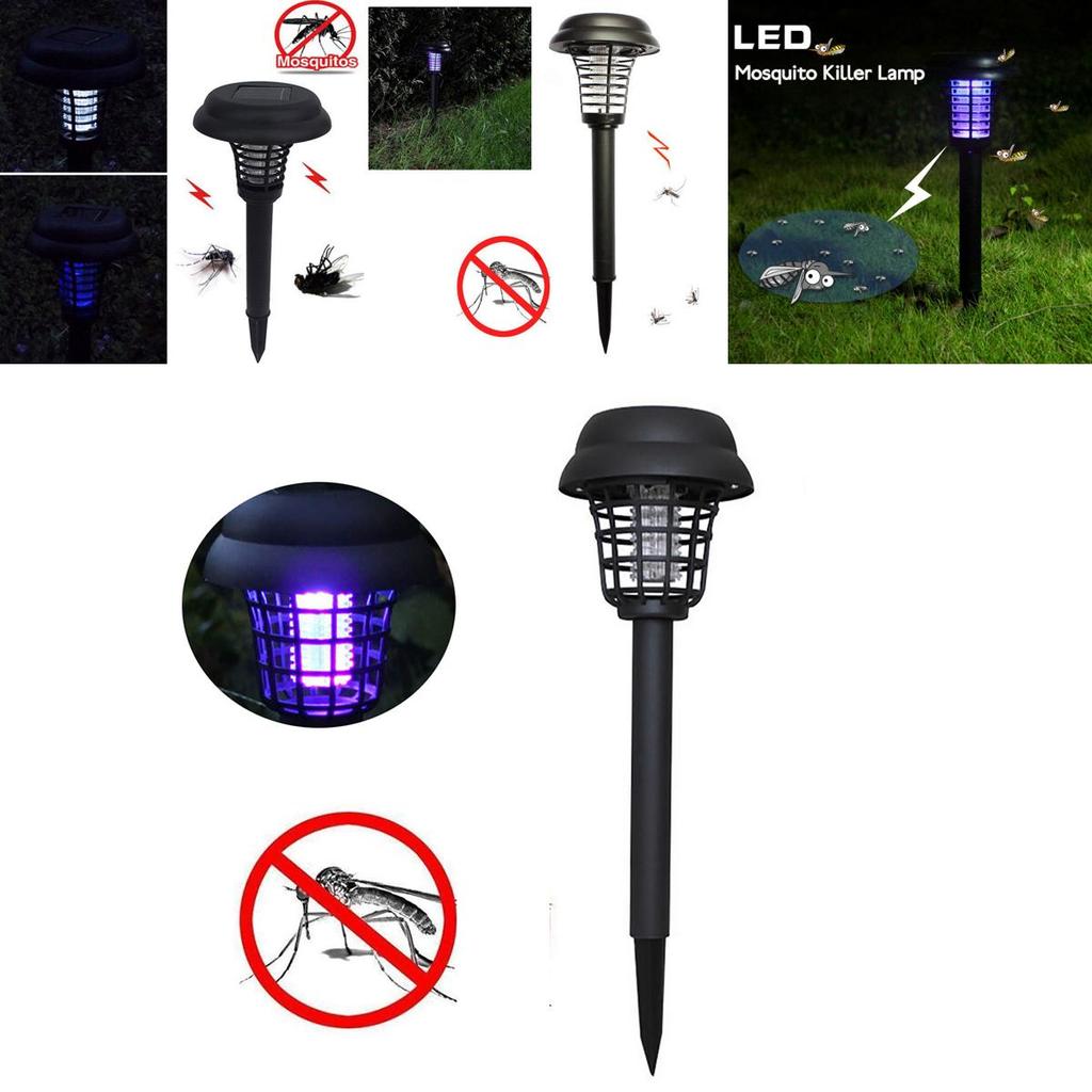 Solar Energy Mosquito Lamp With Super-bright Led Uv Light For Outdoor Lawn