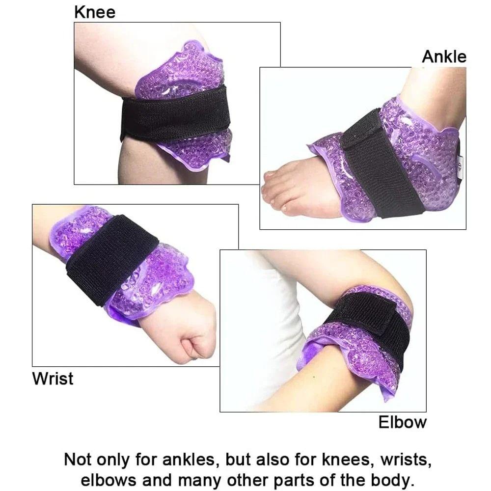 Microwaveable Sports Foot Ice Pack Hot Cold Gel Gel Ankle Wrap Ankle Ice Pack Myofascial Feet