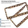 Leopard Print License Plate Frames Cheetah Print Car Accessories Leopard License Plate Covers Cheetah License Plate Holders Tag Frame For Women 12.3