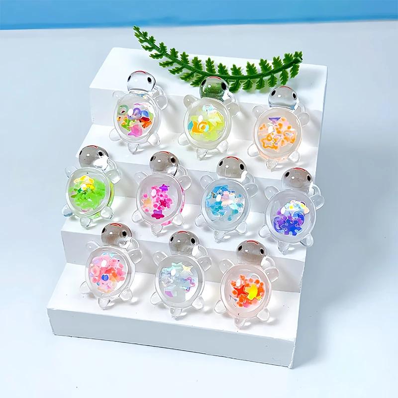 Glow In The Dark Turtle Blind Bag Colorful Turtle Decoration Miniature Ornaments For Indoor And Outdoor Home And Garden