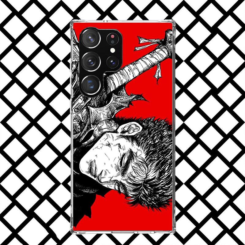 G-Guts B-Berserks Anime Phone Case for Samsung Galaxy S26 S25 Edge S24 S23 Ultra S22 Plus S21 FE S20 + Soft Cover Print Fundas G