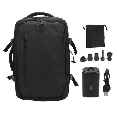 Air Backpack Water Proof Oxford Cloth TSA Lock USB Charging Port Expandable Compression Bag with