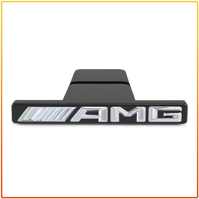 1 ud. Insignia Emblema Logo Parrilla Delantera AMG Decoración Estilo para Parrilla de Coche Mercedes Benz Clase GLE GLC A B C E W176 W246 W205 W213