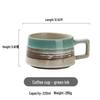 Diborlang Retro Coarse Ceramic Coffee Ware