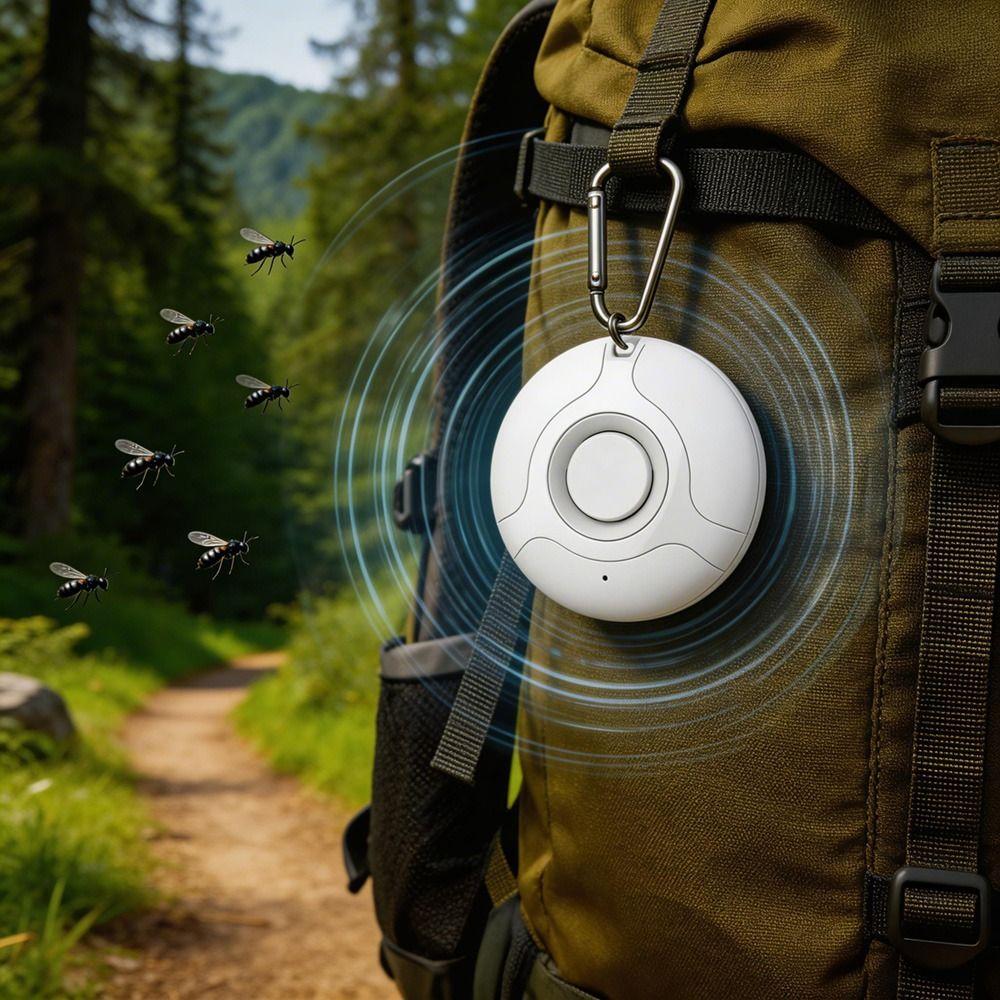 Electronic Portable Ultrasonic Pest Repellent Mini Pet Deworming Pendant Mosquito Repeller Dog