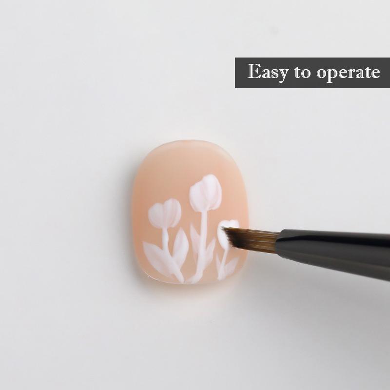 1Pcs Triangular Brush Nails Art Brush Pen 3D Tips Pattern Phototherapy Acrylic Uv Gel Diy Manicure Tools